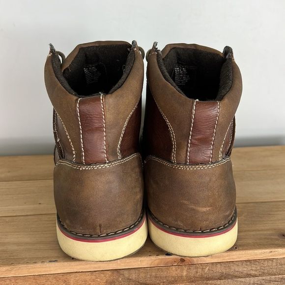 Sonoma brown leather minimalist chukka street comfort boots us mens size 12 - Picture 6 of 8